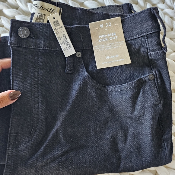 Madewell Kick Out Crop Jeans - Picture 1 of 5